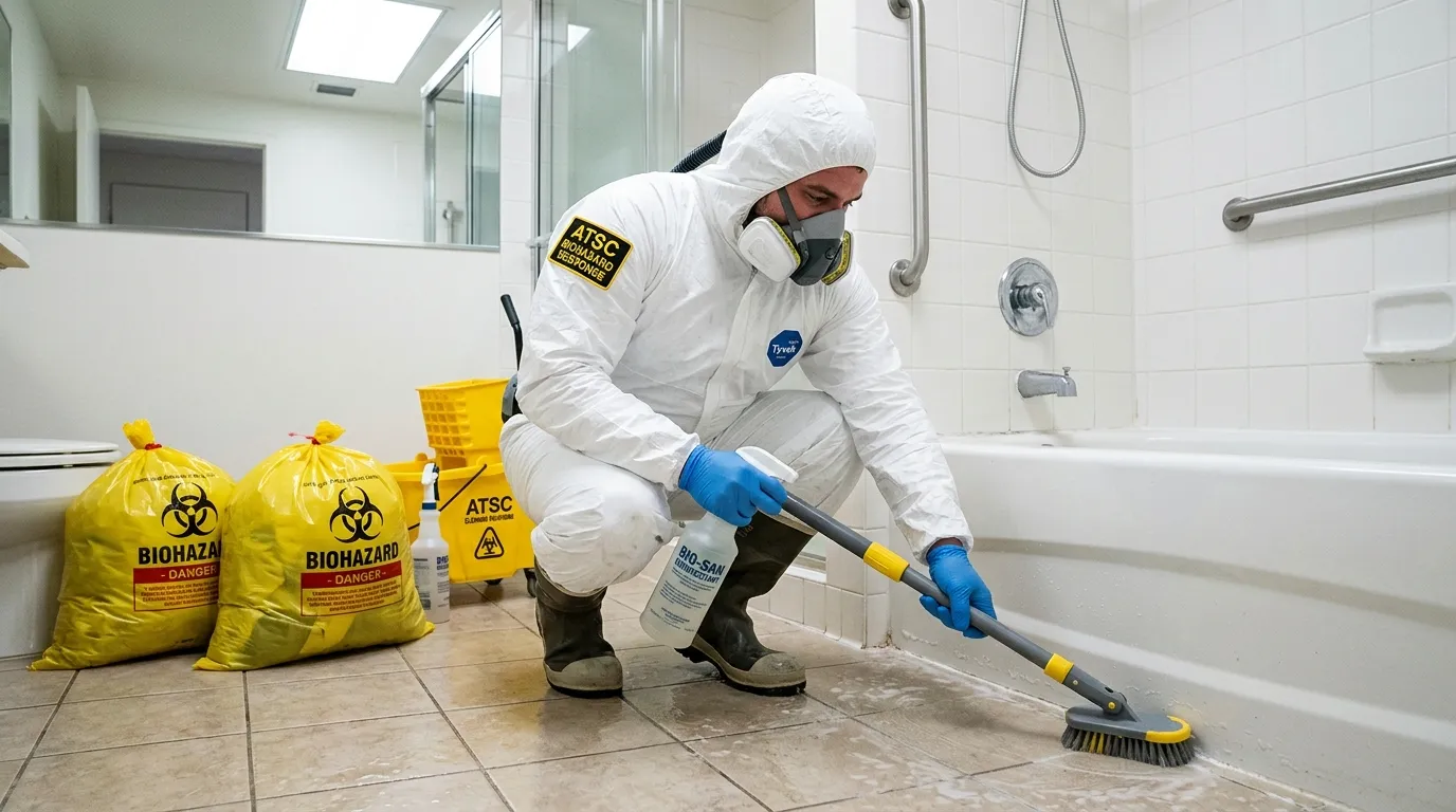 Decontamination equipment deployed for Blood Cleanup in Raritan